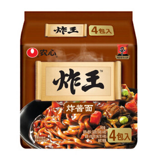 NONGSHIM 农心 炸王酱香炸酱面拌面134g*4袋方便面速食干拌面泡面食品