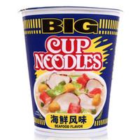 NISSIN 日清食品 CUP NOODLES 合味道 BIG杯 海鲜风味海鲜风味方便面108g（任选12件）