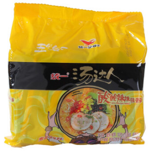 统一 汤达人 酸酸辣辣豚骨味方便面