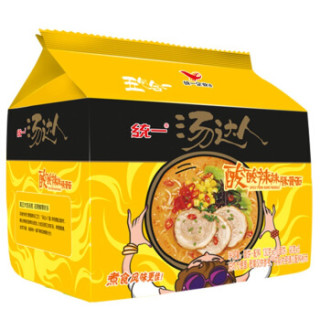 统一 汤达人 酸酸辣辣豚骨味方便面