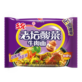 统一 老坛酸菜牛肉味 方便面