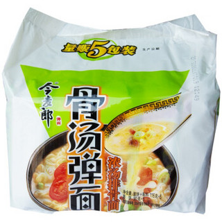 今麦郎 骨汤弹面浓汤排骨面 123g*5包