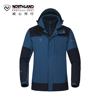 NORTHLAND 诺诗兰 GS065911 男款秋冬户外防水三合一冲锋衣