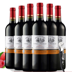 法国原酒进口红酒 图利斯酒庄干红葡萄酒整箱