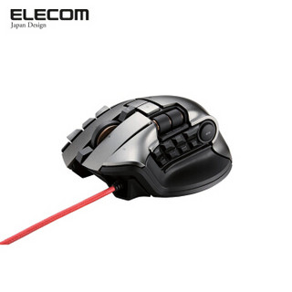 宜丽客（ELECOM） Elecom/宜丽客 M-DUX系列电竞有线无线鼠高感知高灵敏度 21键黑色