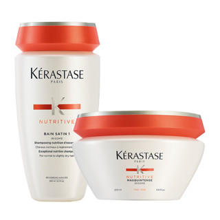 KÉRASTASE 卡诗 滋养恒护洗发水1号 250ml+滋养恒护蛋白发膜200ml