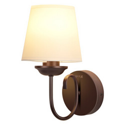 欧普照明（OPPLE）LED卧室床头壁灯具 美式风格房间过道走廊墙壁灯 E27灯头不带光源 *2件