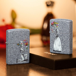 ZIPPO 之宝 28987 嫁给我好吗 哑漆彩印对机 煤油防风火机