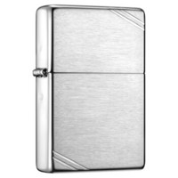 ZIPPO 之宝 230 古典切角沙子 拉丝镀铬刀刻切角 煤油防风火机