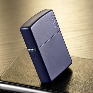 ZIPPO 之宝 239 海蓝哑漆 哑漆/彩印 煤油防风火机
