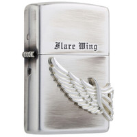 ZIPPO 之宝 ZBT-2-18c 童军花翅膀 煤油防风火机