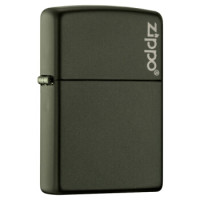 ZIPPO 之宝 221ZL 绿哑漆商标 哑漆彩印 煤油防风火机 *3件