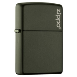 ZIPPO 之宝 221ZL 绿哑漆商标 哑漆彩印 煤油防风火机 *3件