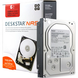 HGST 昱科 H3IKNAS400012872SWW 7200转 128MB SATA3 NAS硬盘 6TB