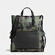 COACH 蔻驰 manhattan foldover tote with wild beast print 男士单肩包