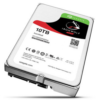 SEAGATE 希捷 酷狼IronWolf 系列 3.5英寸NAS硬盘 10TB 256MB(7200rpm、PMR)ST10000VN0004