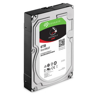 SEAGATE 希捷 酷狼IronWolf系列 6TB 3.5英寸 台式机硬盘  (7200rpm、CMR) ST6000VN0041