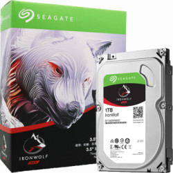 希捷(Seagate) NAS硬盘 1TB 64MB 5900转 PMR CMR垂直磁记录 网络存储 SATA 希捷酷狼IronWolf ST1000VN002