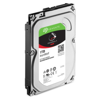 SEAGATE 希捷 酷狼IronWolf系列 3.5英寸NAS硬盘 1TB 64MB(5900rpm、PMR)ST1000VN002