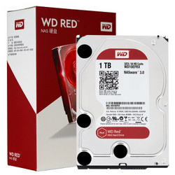 Western Digital 西部数据 红盘 1TB SATA6Gb/s 64M (NAS)硬盘(WD10EFRX)