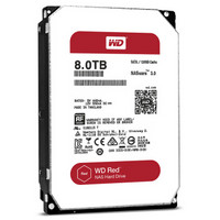 Western Digital 西部数据 红盘系列 3.5英寸NAS硬盘 8TB 128MB(5400rpm、PMR)WD80EFZX