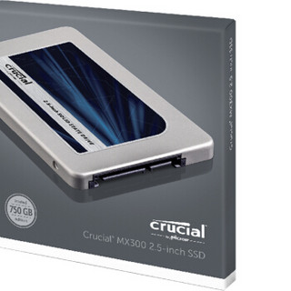 英睿达(Crucial)MX300系列 SATA3固态硬盘 750G