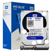 西部数据(WD)蓝盘 SATA6Gb/s 台式机硬盘 6T 转数5400转，缓存64MB