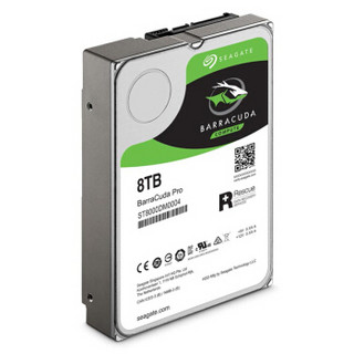 SEAGATE 希捷 BarraCuda 酷鱼 Pro 台式机硬盘 8TB 256MB 7200rpm ST8000DM0004