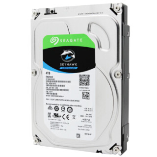 SEAGATE 希捷 酷鹰SkyHawk系列 3.5英寸监控级硬盘 4TB 64MB(5900rpm、PMR)ST4000VX007