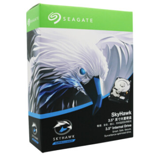 SEAGATE 希捷 酷鹰SkyHawk系列 3.5英寸监控级硬盘 4TB 64MB(5900rpm、PMR)ST4000VX007