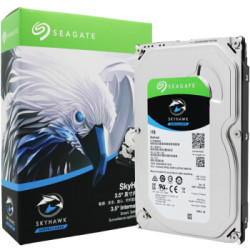 SEAGATE 希捷 监控硬盘1TB 64MB 5900转 SATA 垂直 机械 PMR CMR 希捷酷鹰SkyHawk ST1000VX005