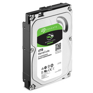 SEAGATE 希捷 酷鱼BarraCuda系列 3.5英寸台式机硬盘 4TB (SMR、5400rpm、256MB) ST4000DM004