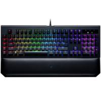 RAZER 雷蛇 黑寡妇蜘蛛幻彩版V2 RGB游戏机械键盘 (雷蛇黄轴)