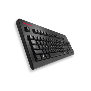 CHERRY 樱桃 G80-3494 104键 有线机械键盘 黑色 无光 静音黑轴