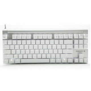 CHERRY 樱桃 MX BOARD 8.0 87键 有线机械键盘 白色 白光 茶轴