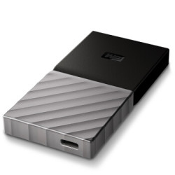 西部数据(WD)512GB USB3.1移动硬盘 固态（PSSD) My Passport SSD 2.5英寸(小巧便携 高速传输)WDBKVX5120PSL