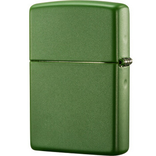 ZIPPO 之宝 21032 四叶草 青苔哑漆镭射 煤油防风火机