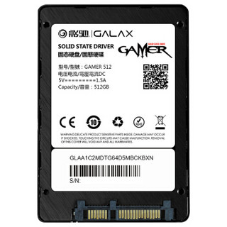 影驰（Galaxy）GAMER系列 SATA3 固态硬盘 480G/512G