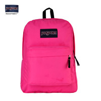 JANSPORT 杰斯伯 SuperBreak 纯色叛逆 学院风 双肩背包 T501 9RX/粉红