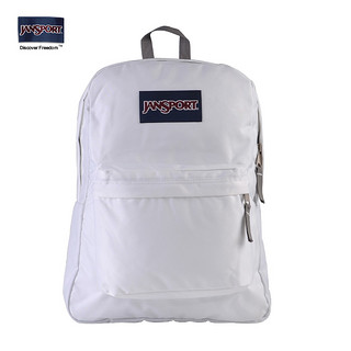 JANSPORT 杰斯伯 SuperBreak 纯色叛逆 学院风  双肩背包 T501 WHX/亮白