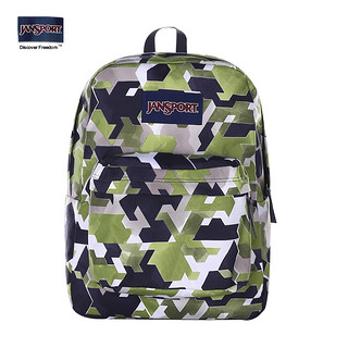 JANSPORT 杰斯伯 SuperBreak 花色叛逆 学院风双肩背包 T501  0JY