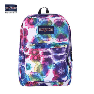 JANSPORT 杰斯伯 SuperBreak 花色叛逆 学院风双肩背包 T501  0JX