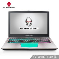 ThundeRobot 雷神 Dino 15.6英寸游戏本电脑 512G SSD+1T 16G  GTX1070 8G  4K屏、RGB键盘
