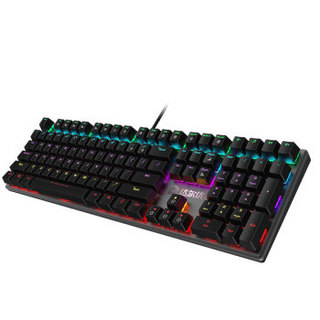 Dareu 达尔优 机械师 合金版 RGB版 108键 有线机械键盘 黑色 国产黑轴 RGB