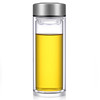 RAE 然也 R9350 玻璃双层玻璃水杯 400ml 本色