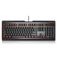 RAPOO 雷柏 V500L 升级版104键 混光机械键盘 游戏键盘  黑轴