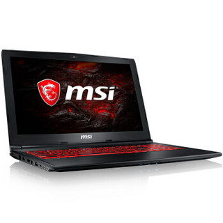 MSI 微星 GL62M 7RDX-1286CN 15.6英寸游戏笔记本电脑 15.6英寸 i7-7700HQ   1T+256GSSD GTX1060 6G 键盘背光