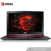MSI 微星 GL62M 7RDX-1286CN 15.6英寸游戏笔记本电脑 15.6英寸 i5-7300HQ 1T+128GSSD  GTX1050 4G  键盘背光