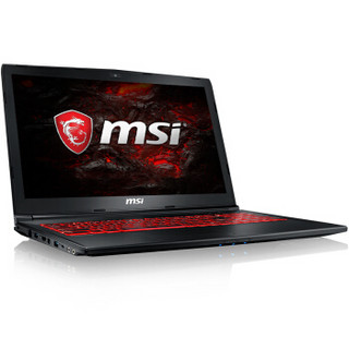 MSI 微星 GL62M 7REX-1481CN 15.6英寸游戏本（i5-7300HQ、8GB、128GB+1TB、GTX 1050Ti 4GB）