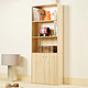 自然故事（ZIRANGUSHI）五层对开门书柜 简易木质板式书架层架 储物收纳柜 ZR505